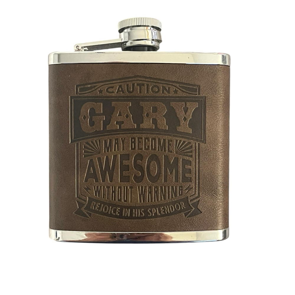 History & Heraldry Hip Flask Leather Sleeve 125mL NEW